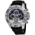 Seapro Men's Montecillo Blue and White Dial, Black Silicone Watch