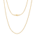 Cuban Link Chain Necklace 1.8MM In 14K Yellow Gold Over Sterling Silver
24 Inch