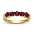 Lab Created Ruby 18k Yellow Gold Over Sterling Silver Ring 1.30ctw