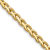 14k Yellow Gold 2.3mm Solid Flat Wheat 20 Inch Chain