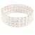 6-7mm White Cultured Freshwater Pearl Silver  Bracelet