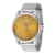 Invicta Celestial 43mm Yellow Dial Stainless Steel Band Quartz Watch