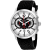 Roberto Bianci Men's Lombardo White Dial, Black Rubber Strap Watch