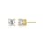 Square Cushion Cut Moissanite 14k Yellow Gold Over Silver Stud Earrings
0.66ctw DEW