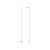 White Cubic Zirconia 18K Rose Gold Over Sterling Silver Star Drop
Earrings 0.20ctw