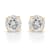 Certified White Lab-Grown Diamond H-I SI 14k Yellow Gold Stud Earrings 1.50ctw