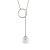 7.5-8mm White Cultured Freshwater Pearl Sterling Silver Necklace