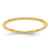 10K Yellow Gold 1.2mm Bead Stackable Expressions Band