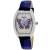 Christian Van Sant Women's Papillon Butterfly Design, Blue Leather Strap Watch