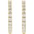 14K Yellow Gold 0.25ctw Round Lab-Grown Diamond Hoop Earrings