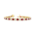 6.25ctw Ruby and Diamond Bracelet in 14k Yellow Gold