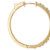 Classic Lab-Grown Diamond Hoop Earrings 0.50ctw In 14K Gold Over
Sterling Silver