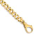 10k Yellow Gold 8mm Hand-polished Fancy Curb Link Bracelet