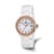 Ladies Charles Hubert White Ceramic 38mm Watch