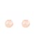 14k White Gold 10-11mm Pink Freshwater Pearl Stud Earrings