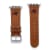 Gametime Carolina Panthers Leather Band fits Apple Watch (38/40mm S/M
Tan). Watch not included.