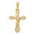 10k Yellow Gold Diamond Cross Pendant