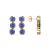 Blue Cubic Zirconia 18k Yellow Gold Over Silver December Birthstone
Earrings 8.21ctw