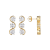 White Cubic Zirconia 18k Yellow Gold Over Silver April Birthstone
Earrings 8.10ctw