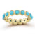 Rachel Zoe Lab-Created Turquoise Eternity Band Ring in 14K Gold Over
Sterling Silver