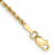 10k Yellow Gold 1.75mm Diamond-Cut Rope Link Bracelet