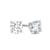 Lab Grown White Diamond 14K White Gold Stud Earrings VS1 Clarity E
Color, IGI Certified 0.50ctw