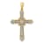 14K Yellow Gold 1/3ct. Diamond Filigree Cross Pendant