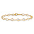 10k Yellow Gold 5mm Polished Fancy Link Bracelet