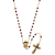 Symbols Of Faith Gold Tone Base Metal Colored Bead Enamel "King of
Kings" Rosary