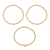 Initial N CZ Beaded Bracelet Set In 14K Gold Over Brass 0.16ctw