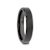 ELISE Black Tungsten Ring with Polished Beveled Edges and Brush Finished
Center 4mm