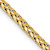 14k Yellow Gold 2.5mm Diamond-Cut Wheat Link 24 Inch Chain