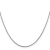 14k White Gold 1.1mm Round Snake Chain 20 Inches