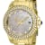 Invicta Angel 34mm White Dial Yellow Stainless Steel Quartz Watch