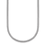 Rhodium Over Sterling Silver 2.4mm Snake 16 Inch Chain