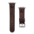 Gametime MLB Miami Marlins Brown Leather Apple Watch Band (38/40mm M/L).
Watch not included.