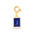 Lab Created Blue Sapphire 18K Yellow Gold Over Sterling Silver Baguette
Birthstone Charm