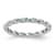 Sterling Silver Stackable Expressions Aquamarine Ring 0.21ctw