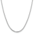 14K White Gold 3mm Franco Chain Necklace