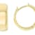 Classic Huggie Hoop Earrings In 18K Gold Over Sterling Silver