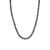 7-8mm Black Cultured Freshwater Pearl endless Necklace