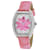 Christian Van Sant Women's Lotus Pink Dial, Pink Leather Strap Watch