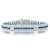 Sapphire Color CZ Tennis Bracelet In Sterling Silver