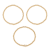 Initial V CZ Beaded Bracelet Set In 14K Gold Over Brass 0.10ctw