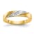 14K Yellow Gold AA Quality Ladies Wedding Band