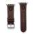 Gametime Las Vegas Raiders Leather Band fits Apple Watch (42/44mm M/L
Brown). Watch not included.