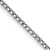14k White Gold 1.5mm Hollow Round Box Chain 26"