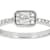 DaInty Lab-Grown Diamond Cluster Ring In Sterling Silver 0.15ctw