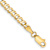 10k Yellow Gold 3.7mm Flat Cuban Link Bracelet