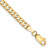 10k Yellow Gold 3.9mm Flat Beveled Curb Link Bracelet